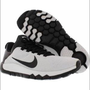 Nike Free 5.0 Tr Running Shoes White/Black Men's